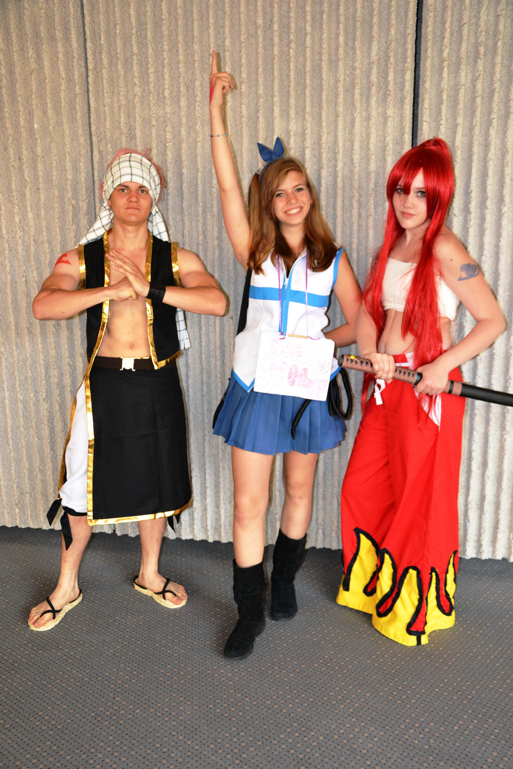 Fairy Tail - Natsu, Erza, Lucy