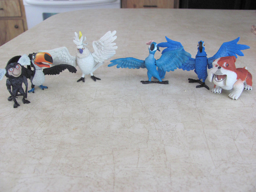 My collection of Rio 2 pack figures by Sorath-Rising on DeviantArt