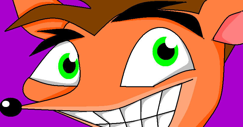 Crash The Blue Rabbit Cartoon Crash by JakRabbit96 on DeviantArt