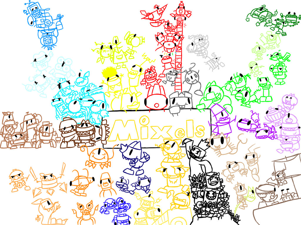 Mixels Stay Together by Numovum on DeviantArt