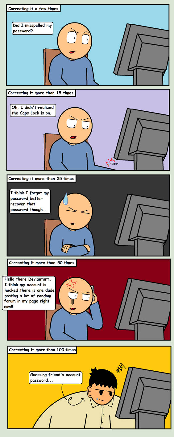 Correcting Password by BobBlaster on DeviantArt