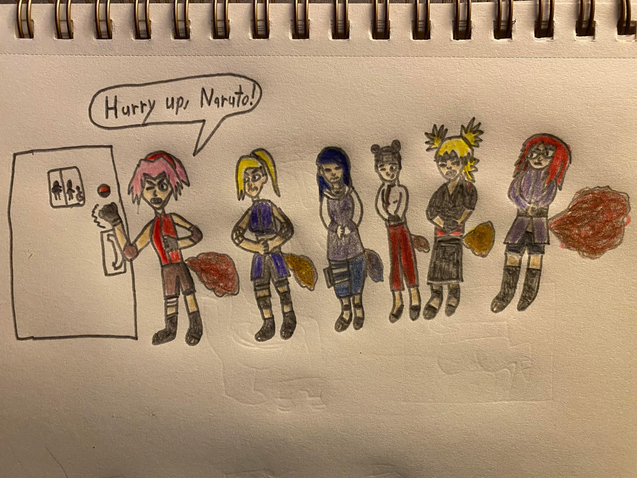 Naruto girls desperate to poop (request) by JackGoblin74 on DeviantArt
