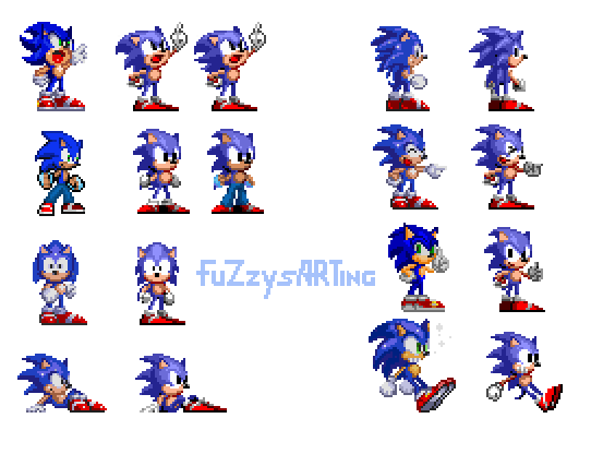 Sonic 1 sprite - Decalques por blue-starbie, Comunidade