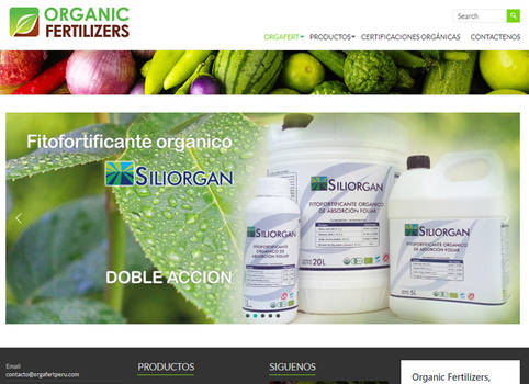 Organic Fertilizers Website