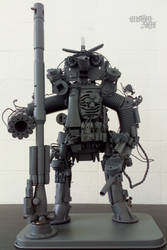 Cyber robot art concept