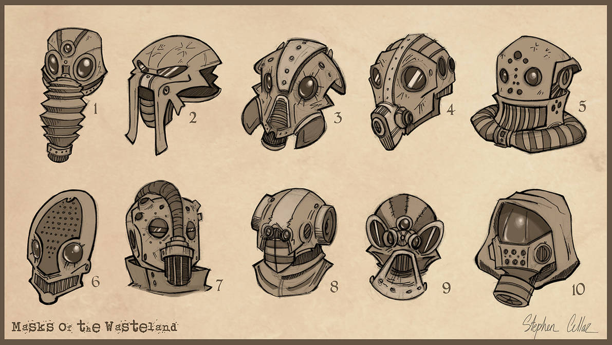 Masklineup1 by oraclestudios