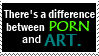 Porn and art stamp by piratekit