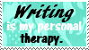 Writing stamp by piratekit