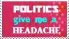 politics stamp