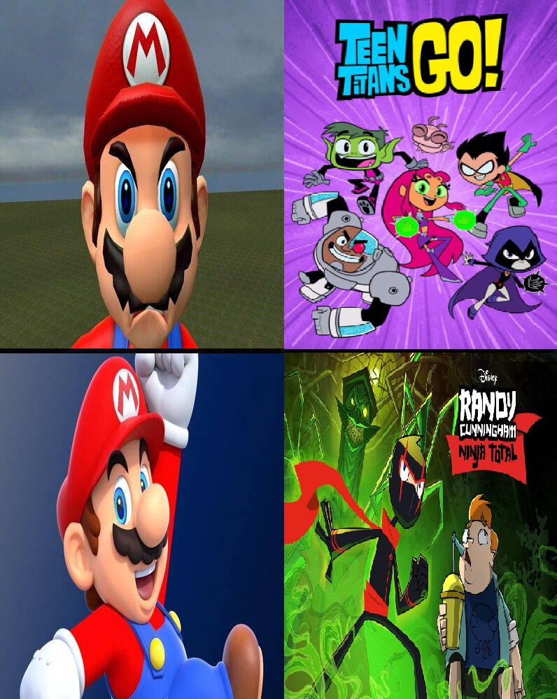 Mario Randy Jorts Mario dislike teen titans go like randy cunningham by Marioandpvz2021 ...