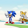 Sonic and tails in dk 2005-2009