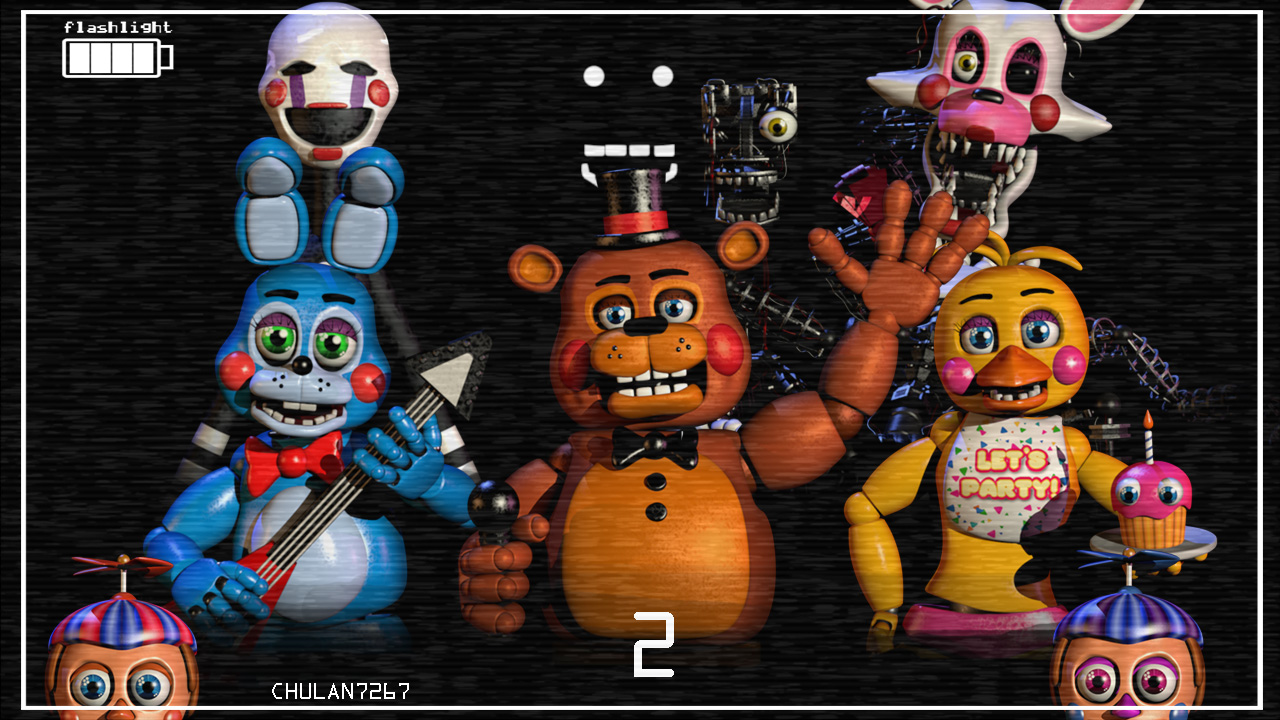 FNaF/c4d) FNaF 2 stylized map c4d by Ignitedbonnie496 on DeviantArt