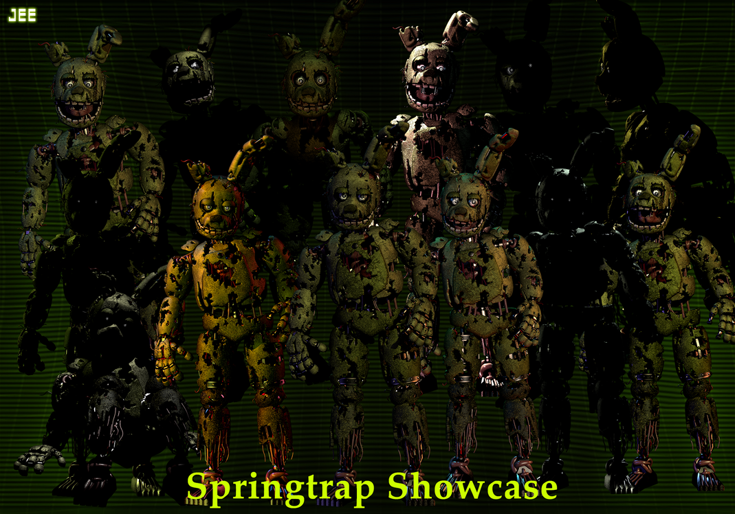 Springtrap Showcase by CHULAN7267 on DeviantArt