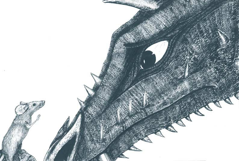 Dragon and the Mouse by raine135 on DeviantArt