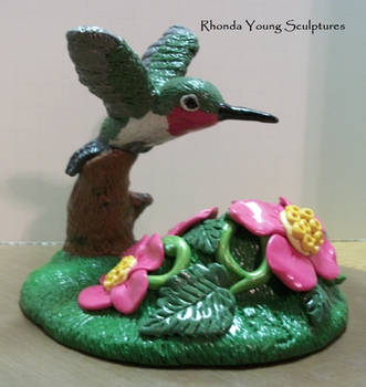 Hummingbird Sculpture