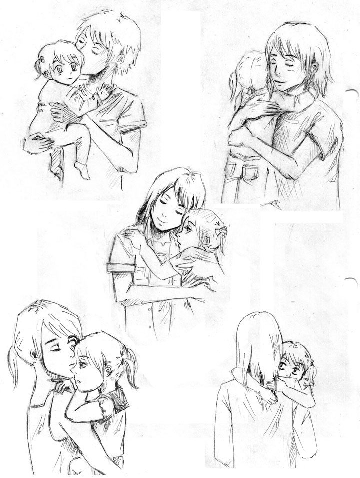 Hug time sketches