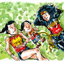 Wonder Woman, Girl and Tot