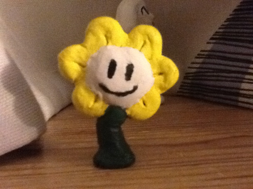 Undertale Inspired Flowey Plush Handmade Soft Plushie 7 in 