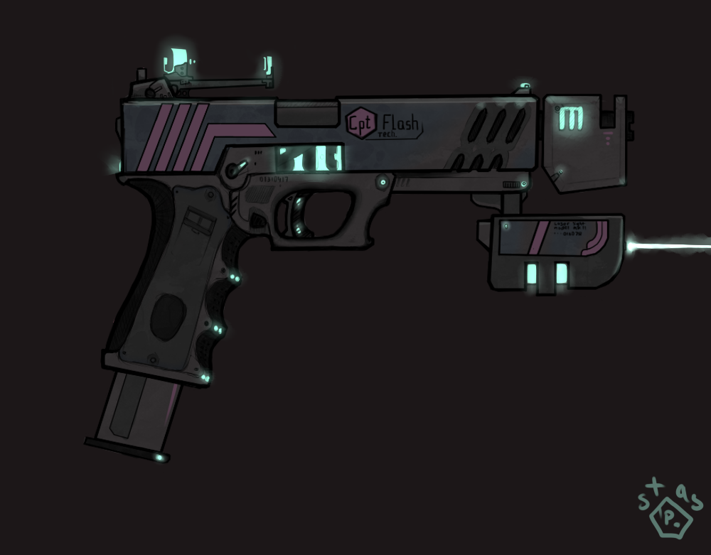 Glock 18/ Sci-Fi ReDesign concept