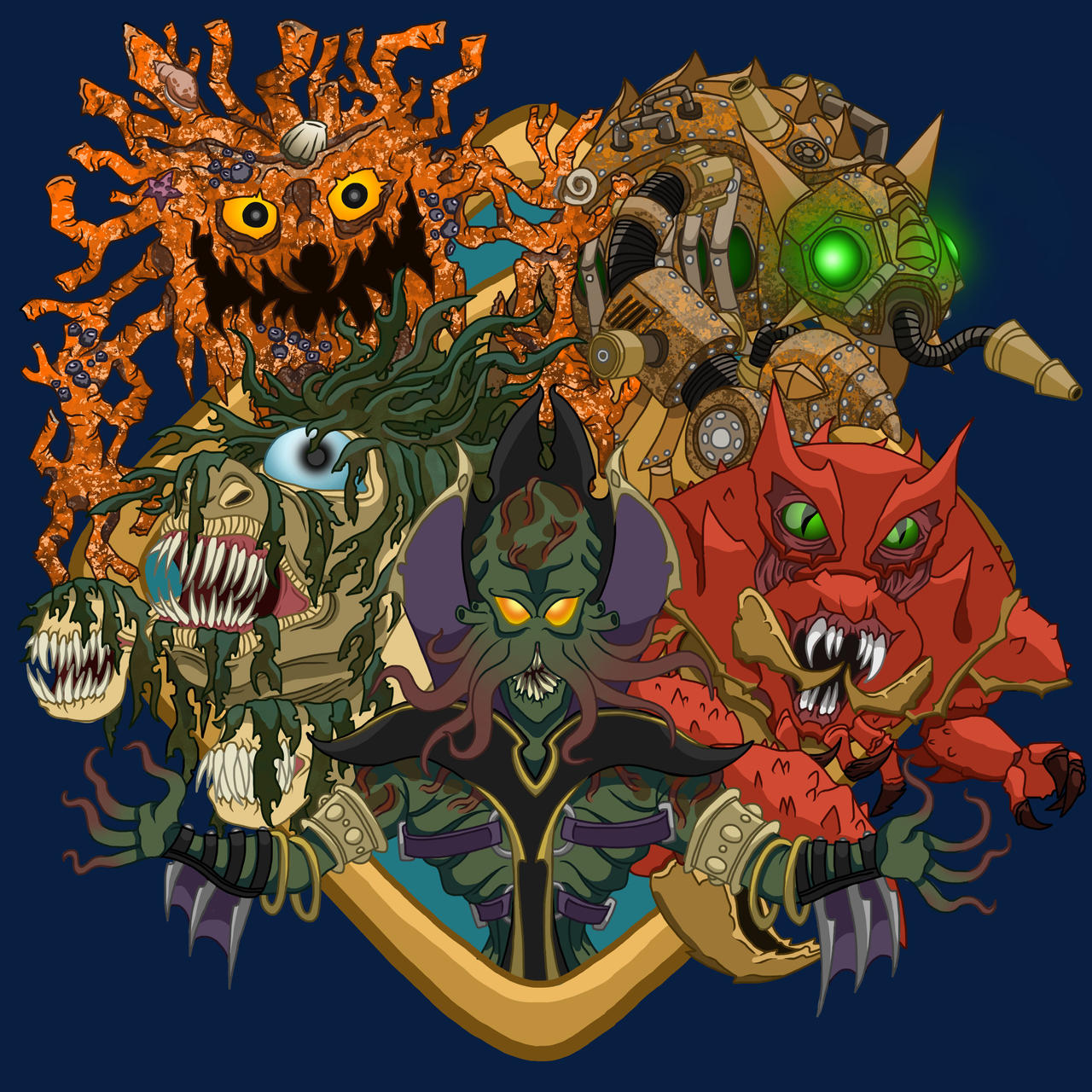 Scooby-Doo Monster Gallery: Ocean by MrToothyTheShadowMan on DeviantArt