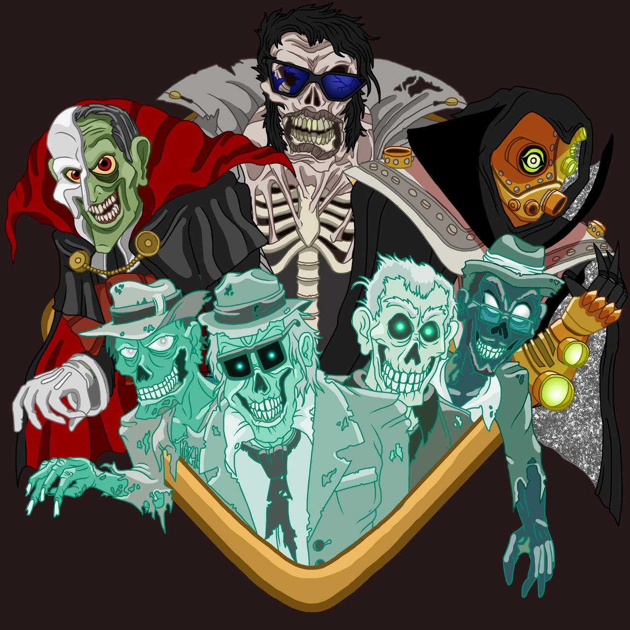 Scooby-Doo Monster Gallery: Stage by MrToothyTheShadowMan on DeviantArt