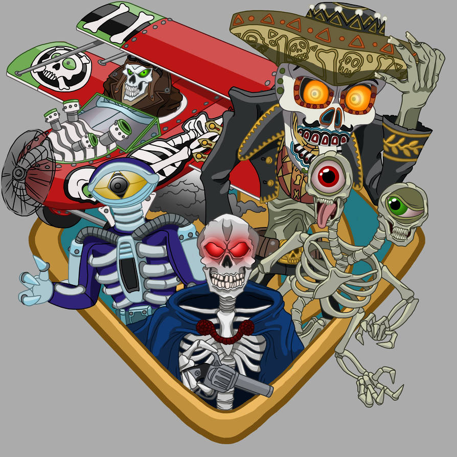 Scooby Doo Monster gallery: Skeleton by MrToothyTheShadowMan on DeviantArt