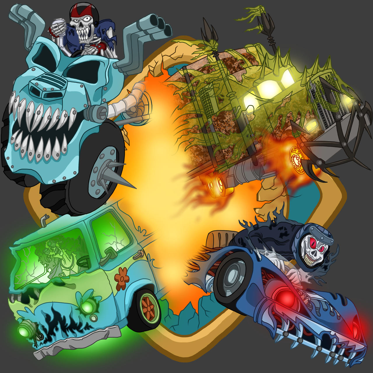 Scooby-Doo Monster Gallery: Engine by MrToothyTheShadowMan on DeviantArt