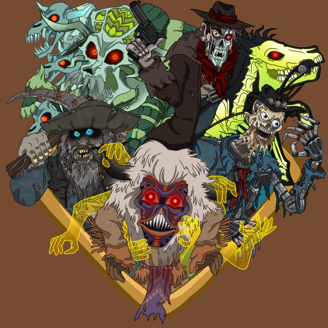 Scooby-Doo Monster Gallery: Western by MrToothyTheShadowMan on DeviantArt