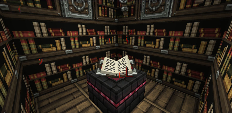 Minecraft Library Red library minecraft by glitter-mouse on DeviantArt