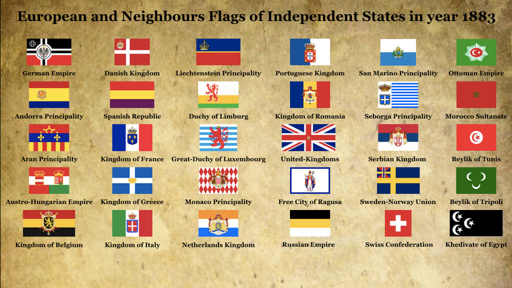 Stormdays - Flags of Europe in 1883 by PrQuantum on DeviantArt