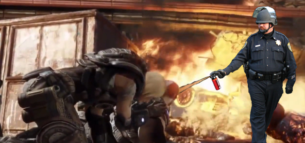 Gears of War: Pepper Spray Cop