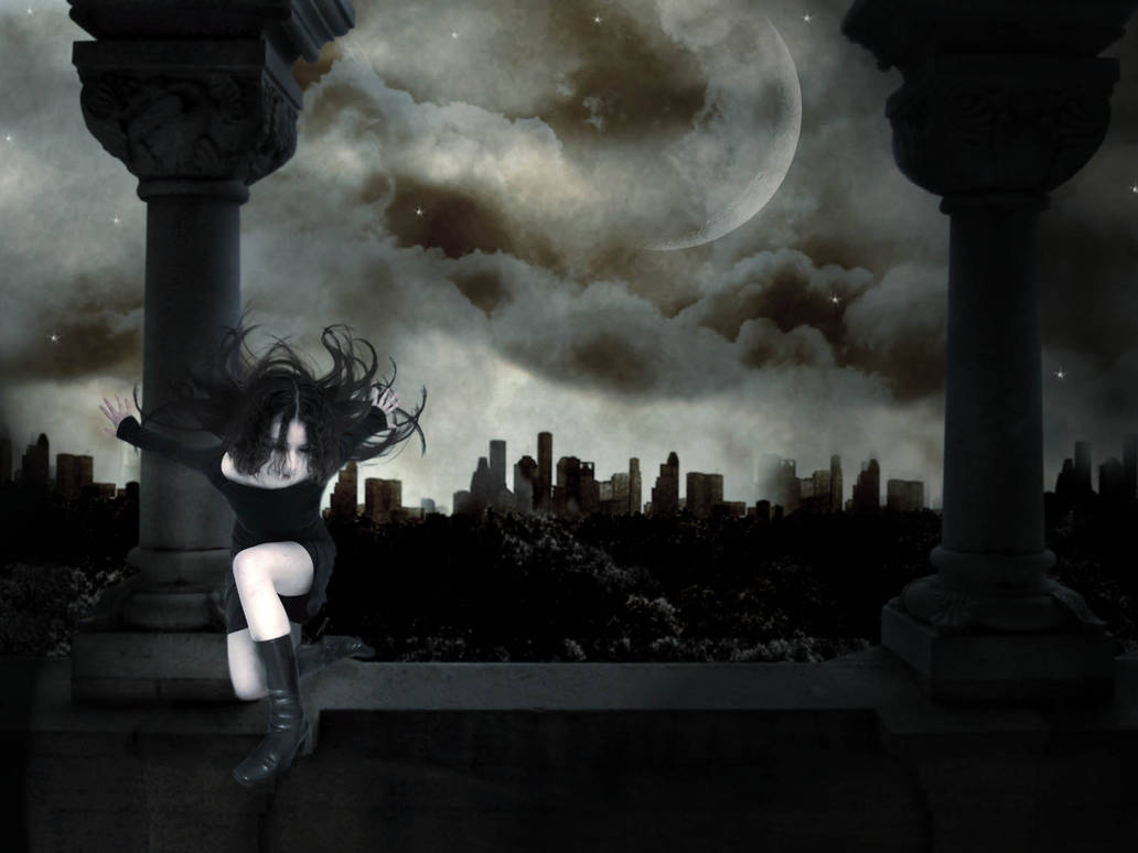 Waiting for the Night to Fall by liquitine on DeviantArt