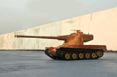 AMX 50 B wooden RC Tank