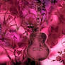 pink guitar wallpaper