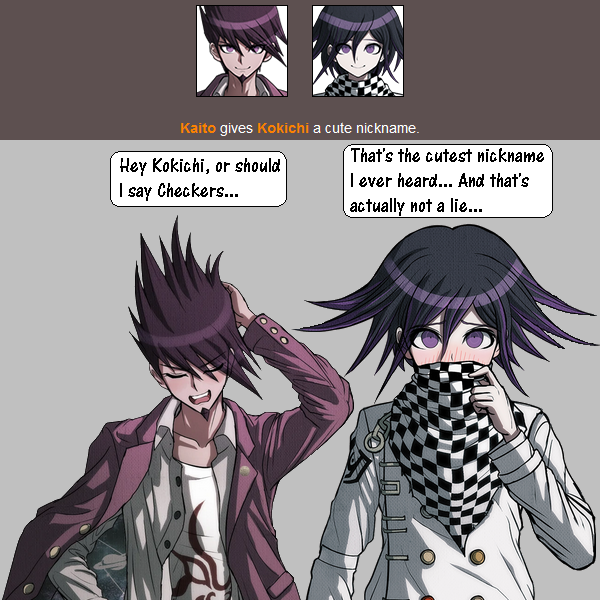 Kaito's Nickname for Kokichi by birdietalk on DeviantArt Kaito's Nickname for Kokichi by birdietalk on DeviantArt