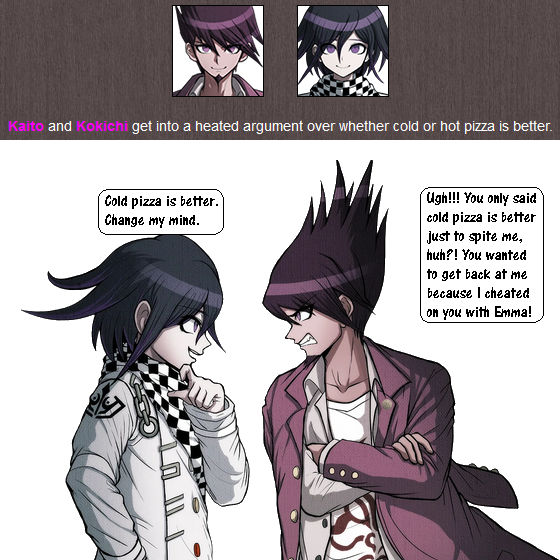 Arguing Over Pizza by birdietalk on DeviantArt