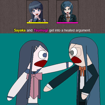 Blue Haired Argument by birdietalk on DeviantArt