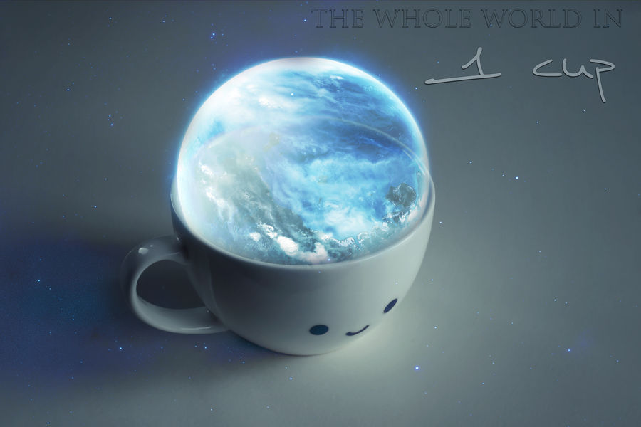 the whole world in 1 cup by vindielein