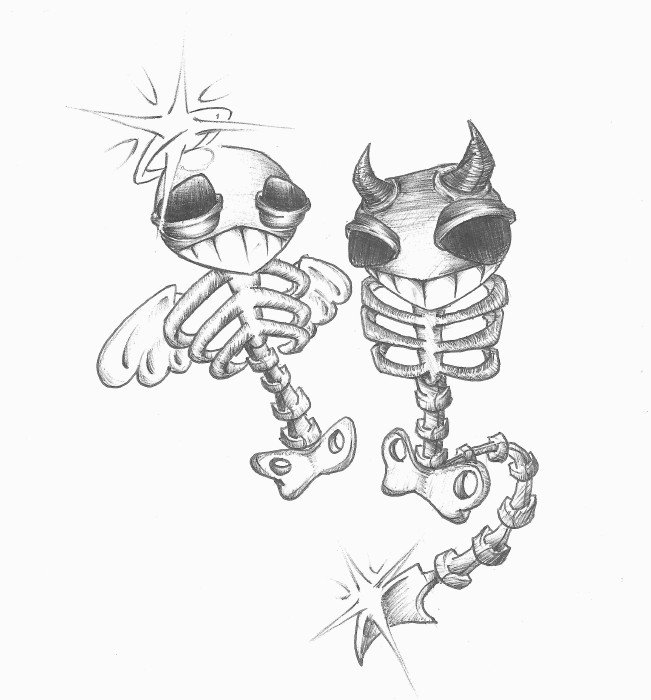 Good And Evil By Misfortunes On Deviantart Good And Evil By Misfortunes On Deviantart