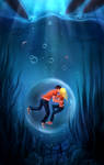Underwater kiss by dacadaca