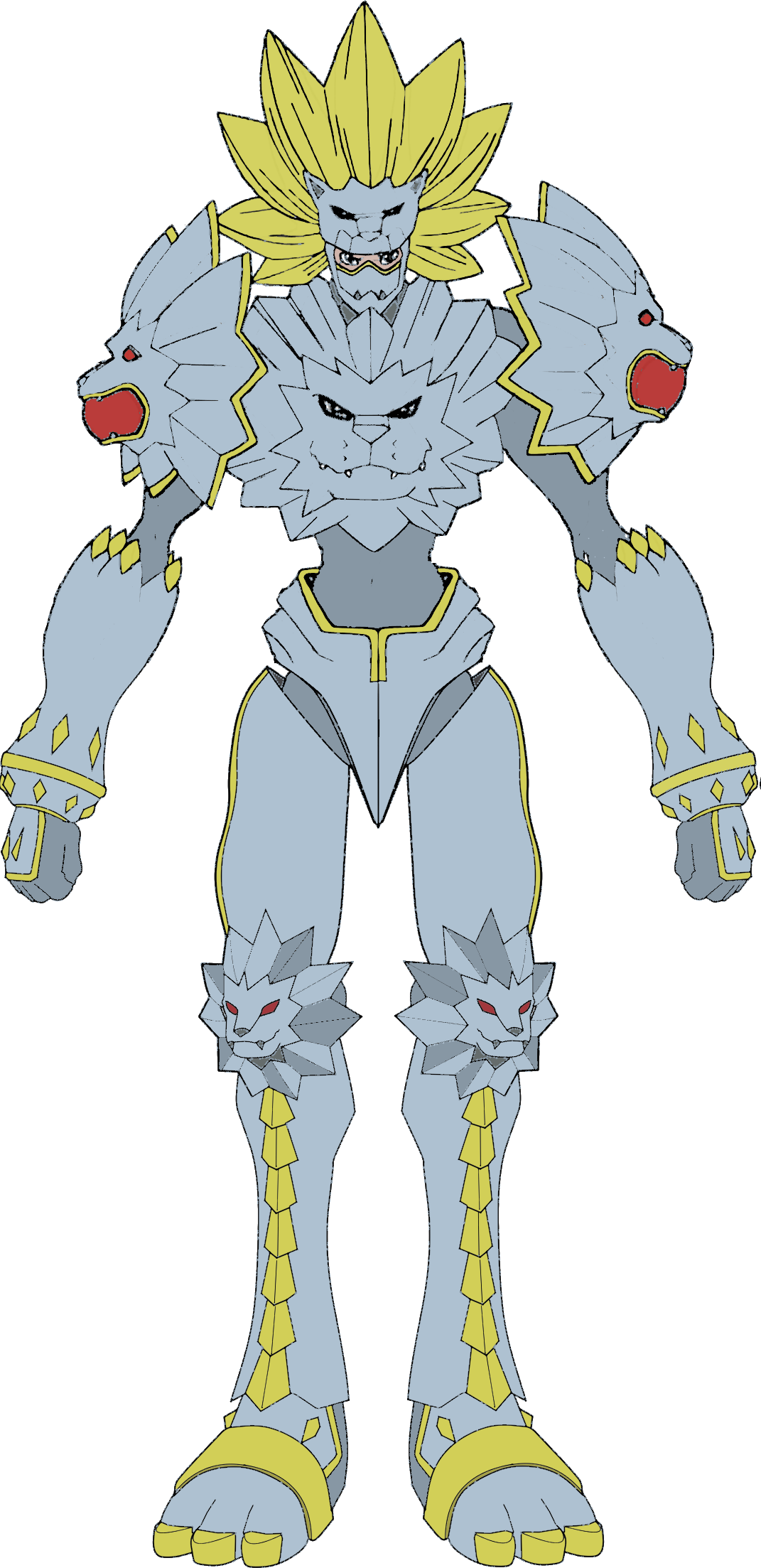 Lowemon Rookieform Lowemon White (Battle Spirits) by HomeosTTasis on DeviantArt
