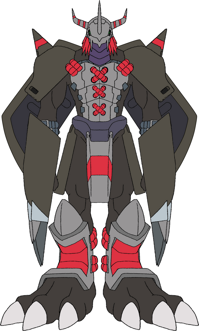 BlackWarGreymon Red (Digimon Rumble Arena) by HomeosTTasis on DeviantArt