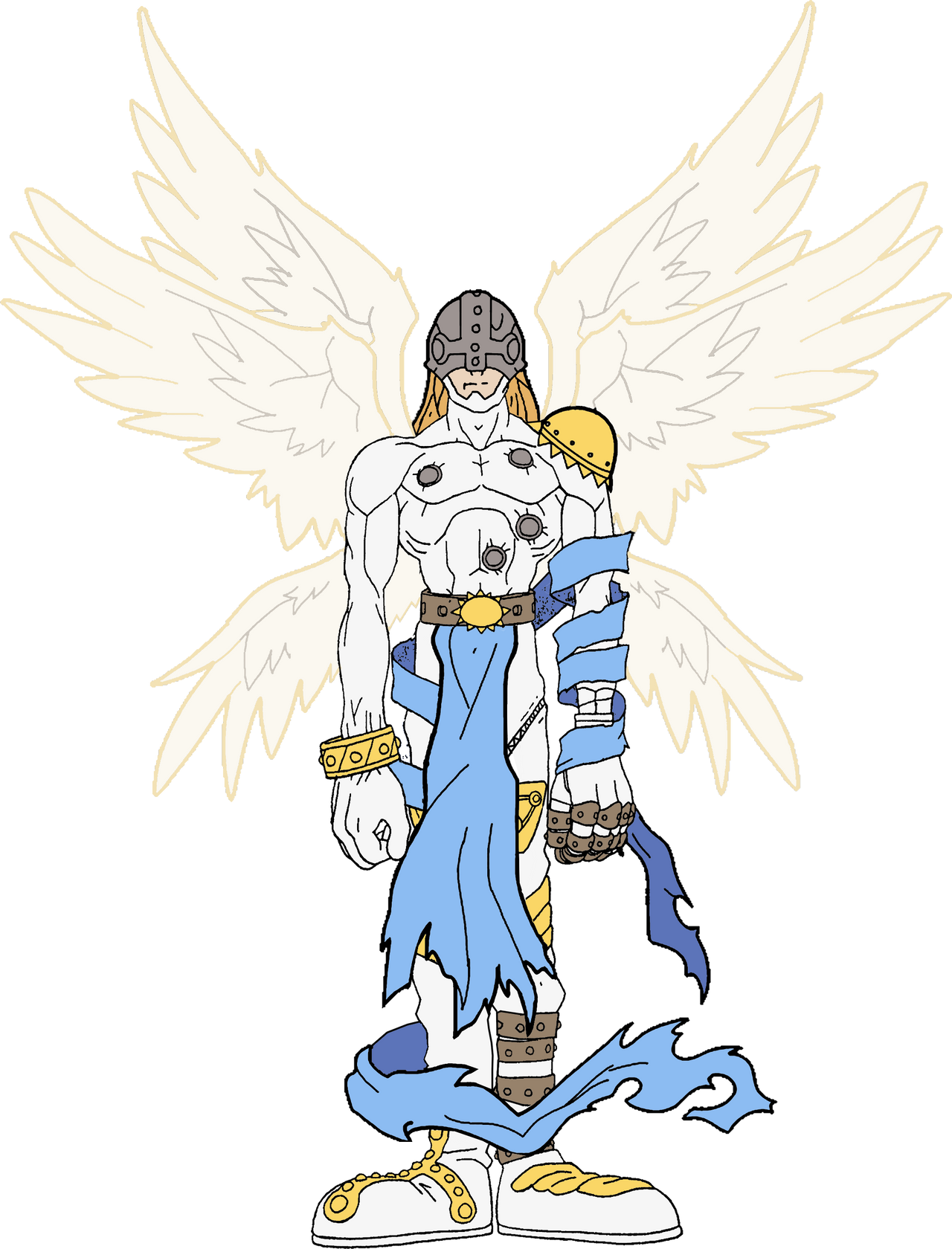 Agemon Digimon Angemon (Digimon Tri) by HomeosTTasis on DeviantArt