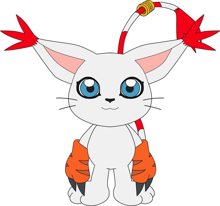 Tailmon Red (Digimon Battle Spirit) by HomeosTTasis on DeviantArt