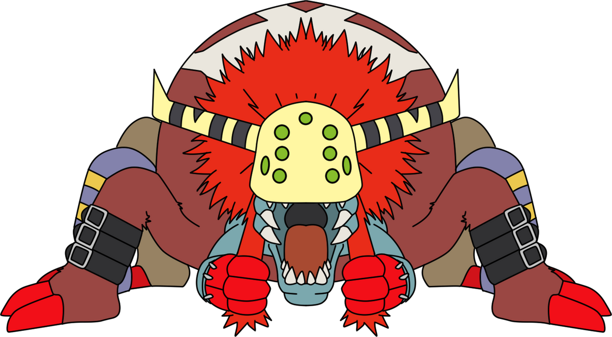 Dokugumon Red (Digimon World 3) by HomeosTTasis on DeviantArt