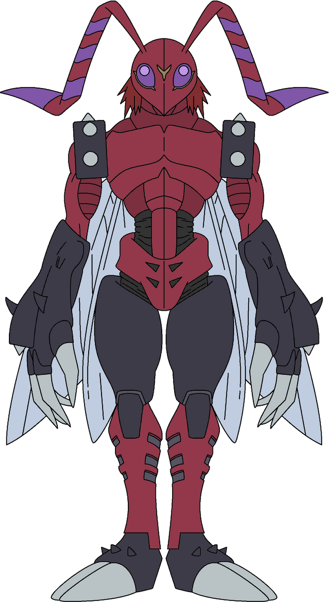 Stingmon Red (Digimon Battle Spirits) by HomeosTTasis on DeviantArt
