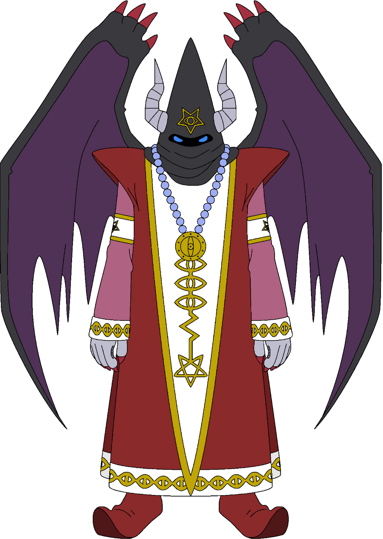 Demon Robe Demon Black Cloak by HomeosTTasis on DeviantArt