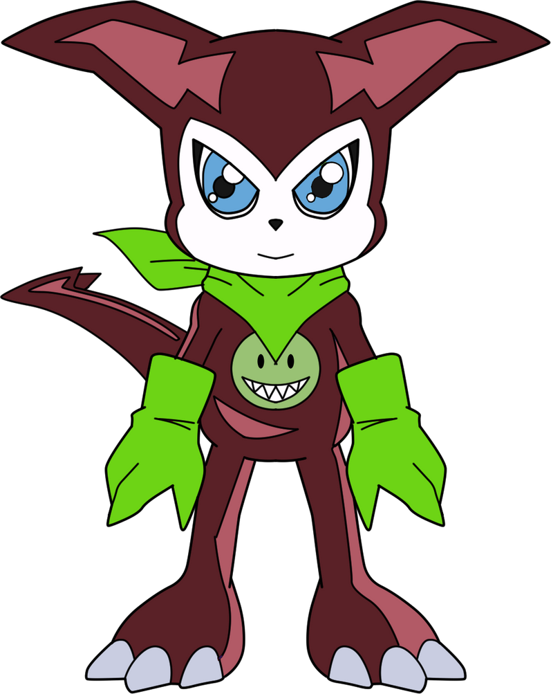 Impmon Red (Digimon Rumble Arena) by HomeosTTasis on DeviantArt