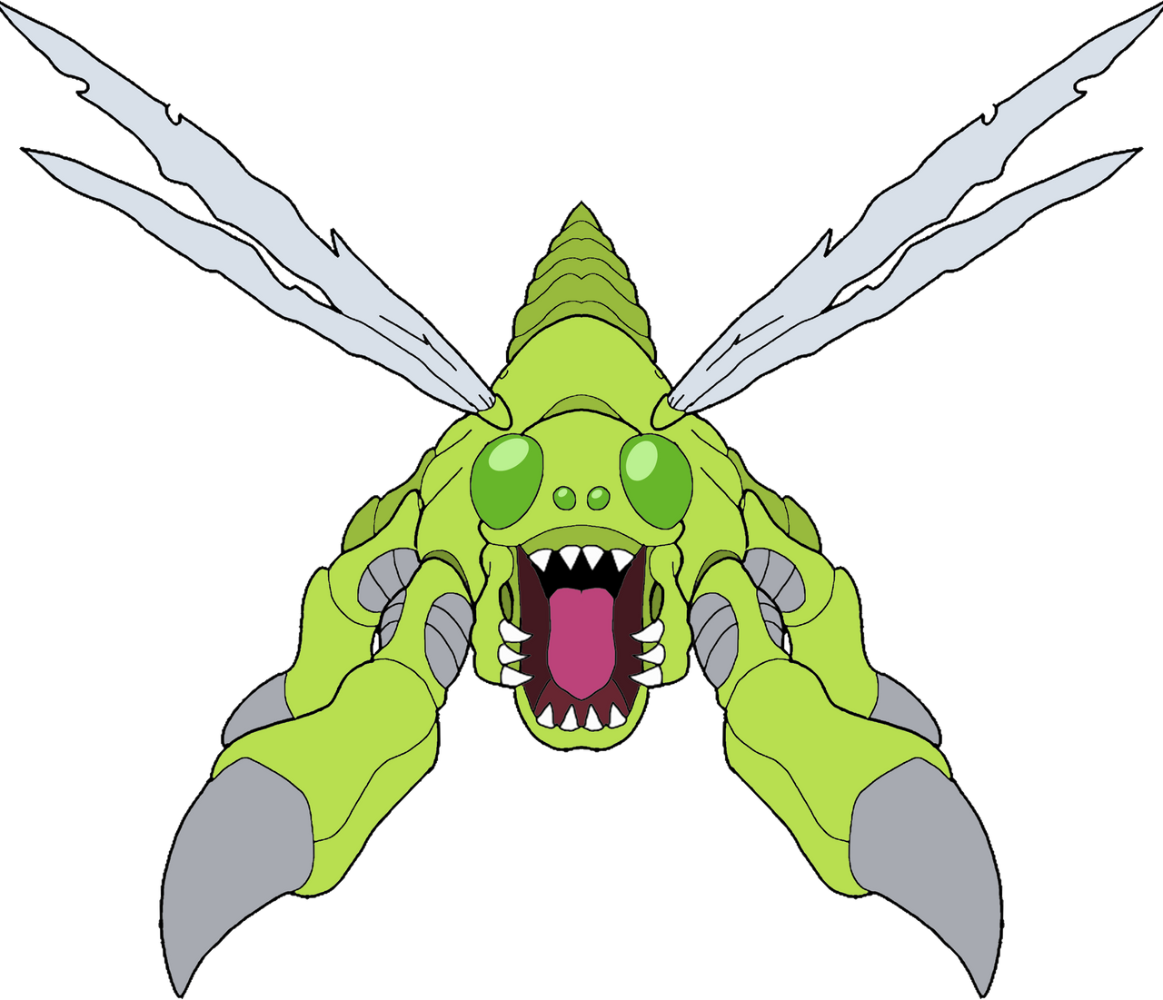 Nsect Digimon Yanmamon (Digimon World DS) by HomeosTTasis on DeviantArt