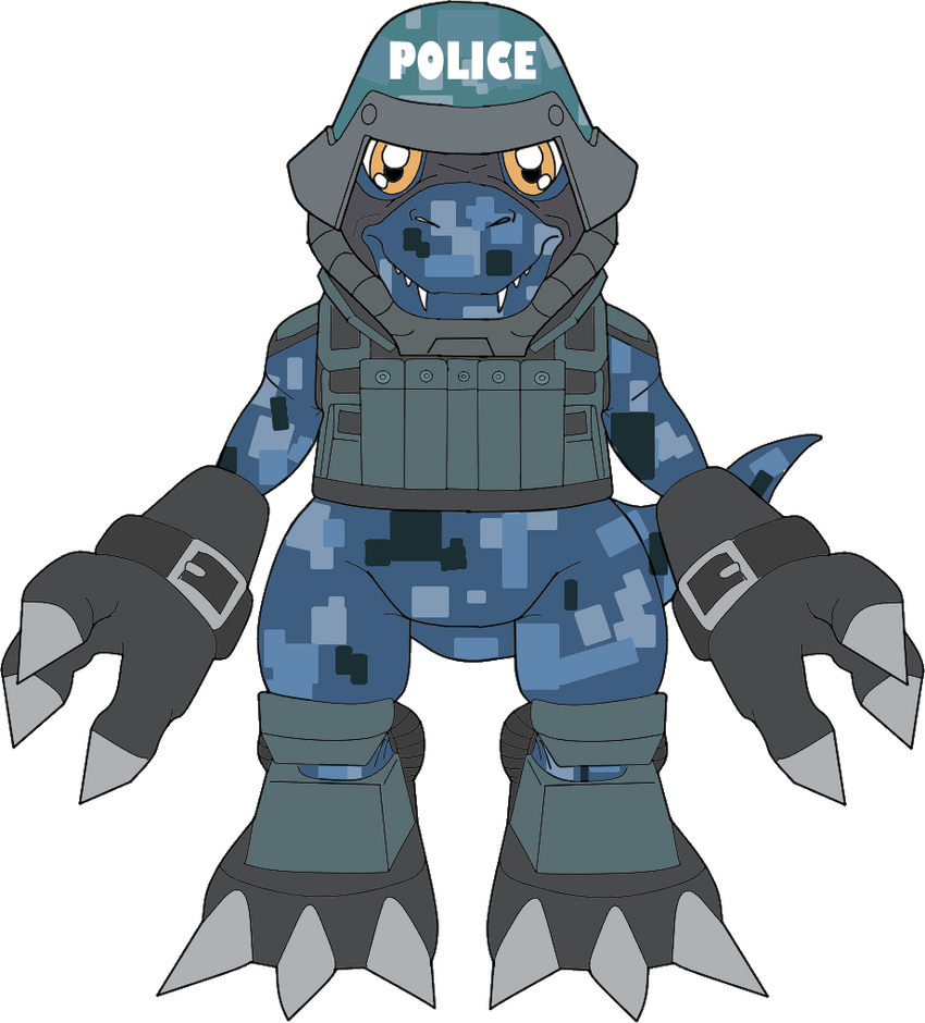 Commandramon Police (Digimon Seekers) by HomeosTTasis on DeviantArt